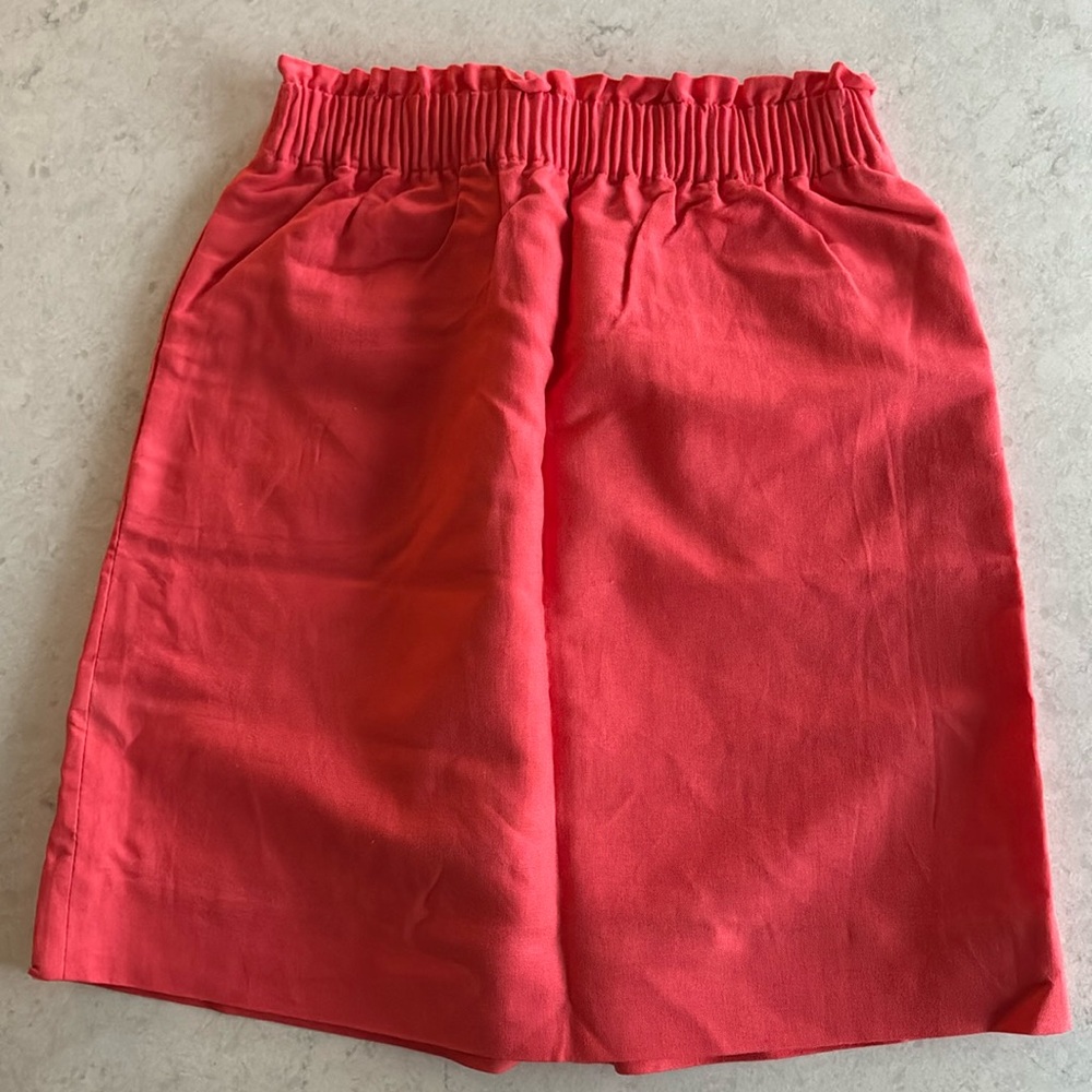J crew high waisted coral skirt size 00